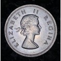 S A UNION SILVER 5 SHILLINGS 1954 MINTAGE ONLY 17040 VERY GOOD CONDITION SILVER CROWN