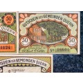GERMANY SET - QUERN 50 PFENNING 1921 - UNC NOTGELD (EMERGENCY MONEY) - AMAZING ART