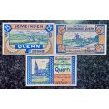 GERMANY SET - QUERN 25 PFENNING 1921 - UNC NOTGELD (EMERGENCY MONEY) - AMAZING ART