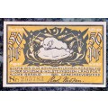 GERMANY SUDERBRARUP 50 PFENNIG 1920 - UNC NOTGELD (EMERGENCY MONEY) - AMAZING ART
