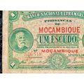 MOZAMBIQUE 1 ESCUDO LISBOA 1ST JANUARY 1921 MOZAMBIQUE GREEN ULTRAMARINO KEY DATE