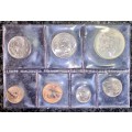S A MINT UNCIRCULATED SET --1969 ENGLISH -- SILVER R1 TO 1 CENT - SEALED FROM MINT