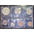 S A MINT UNCIRCULATED SET --1969 ENGLISH -- SILVER R1 TO 1 CENT - SEALED FROM MINT