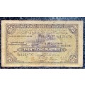 EGYPT CURRENCY NOTE 25 PIASTRES 5TH AUGUST 1942 WW2