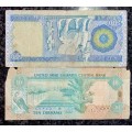 IRAQ 500 DINARS 2004 & UNITED ARAB EMIRATES 10 DIRHAMS 2009 ( 1 BID TAKES ALL)