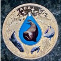CANADA SILVER 3D COLORIZED 20 DOLLAR 2017- UNDERWATER LIFE DROPLET -WALRUS BLUE WHALE,DOLPHIN,TURTLE
