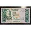 REPLACEMENT NOTE TW DE JONGH R10 -- Y1 --  4TH ISSUE 1978 A/E