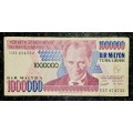TURKEY 1 MILLION LIRA 1970