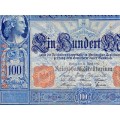 GERMANY 100 MARK 1910 LARGE NOTE