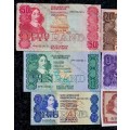 COMPLETE SET OF CL STALS & DECIMALS R50 TO R2 AA --1ST ISSUE 1990 [R1A DE JONGH 1967]1 BID TAKES ALL