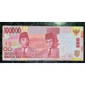 INDONESIA 100,000 RUPIAH 2014