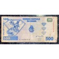 CONGO 500 FRANCS 2002