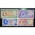 COMPLETE SET OF TW DE JONGH & DECIMALS R10 TO R1 UNC-AUNC MOSTLY SPRINGBUCK WTM 1967-1974