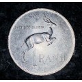 SOUTH AFRICA SILVER R1 --1968 ENGLISH SILVER 80%