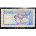 NAMIBIA 10 DOLLARS HENDRIK WITBOOI