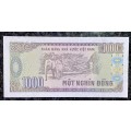 VIETNAM 1000 DONG UNC 1988
