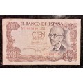 SPAIN 100 PESETAS 1970