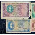 SET OF VARIOUS GOVERNORS & DECIMALS R20-D1 TO R1 - G RISSIK & MH DE KOCK 1961-1962(1 BID TAKES ALL)