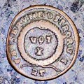 ROMAIN EMPIRE CAESAR -- 316AD -326AD -- FOILIS ROME MINT (RT) VOT X - WREATH CRISPUS