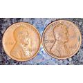 U S A SET - WWI - WHEAT PENNY`S 1916 & 1918 (1 BID TAKES ALL)