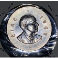 IRELAND SILVER 10 SHILLING 1966 - PATRICK PEARSE EASTER RISING - SILVER 83.33%