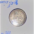 GREAT BRITAIN SILVER 1 SHILLING 1827 STERLING SILVER IN COIN FLIP