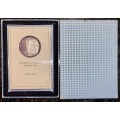 RHODESIA PURE SILVER RHODESIAN HISTORY SENATOR CHIEF CHIRAU 1976 NO 0332 WITH CERT IN ORIGINAL BOX