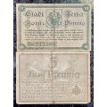 GERMANY - 10 PFENNIG & 5 PFENNIG 1917 & 1918 NOTGELD (EMERGENCY MONEY) - AMAZING ART