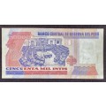 PERU 50,000 INTIS 1988 AUNC