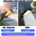 120W Solar Light With Remote Outdoor 120 LEDs Solar Motion Sensor Wall Light with Remote 120W Solar