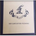The Life of Ian Fleming, by John Pearson, 1966 1st Ed Jonathan Cape ex libris ILF Inscribed