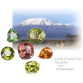 THE VAULT PRECIOUS JEWELS Offers 2 Pieces of  "UNHEATED" 100% Natural GREEN TANZANITE - 0.43tcw
