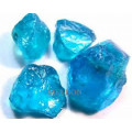 THE VAULT Proudly Offers 5 Pieces of Natural TOP COLOUR BLUE APATITE - Madagascar - 1.16tcw