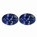 THE VAULT PRECIOUS JEWELS Proudly Offers a Pair of Natural TANZANITES - 1.09tcw - Violet Blue