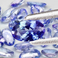 THE VAULT Offers 10 Pcs of  "UNHEATED" 100% Natural Violet Blue TANZANITE - 2.39tcw -All for ONE Bid