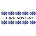 THE VAULT Offers 10 Pcs of  "UNHEATED" 100% Natural Violet Blue TANZANITE - 2.39tcw -All for ONE Bid