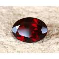 THE VAULT PRECIOUS JEWELS offers a "HIGH END" 100% Natural Gorgeous VIVID RED GARNET - 1.38ct