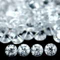 10pcs Natural Glittering Diamond White ZIRCON -0.52tcw - Diamond Cut - 1 Bid for ALL - FREE BOX