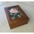 Outstanding Wooden Jewelry Box with mirror