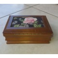 Outstanding Wooden Jewelry Box with mirror