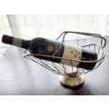 Unusual Vintage Basket Wine Bottle holder - 750ml