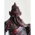 Large 350mm & 2.5kg Detailed Chinese Warrior Overlord - Looks Very Red, Lightened Photos for Detail