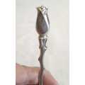 Functional Art : Highly Detailed Jenna Clifford Rose with Thorns Sugar 1/2 Teaspoon - Marked