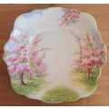 Royal Albert Blossom Time Large 25cm Cake Plate - c.40`s - Discontinued