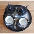 Closing Down - ULTRA RARE Vintage Japanese Blue Eyed Moriage Dragonware 9pc Miniature Tea Set