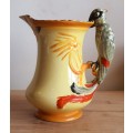 Vibrant Burleigh Ware Jug with Stunning African Grey Handle c.1930`s - Marked