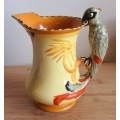 Vibrant Burleigh Ware Jug with Stunning African Grey Handle c.1930`s - Marked