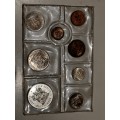 1974 South African Uncirculated Mint Pack (UNC Coin Set with SILVER R1 of 1974)