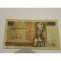 Ten Pounds Florence Nightingale 1975 - 1994, Bank of England, Circulated -  As per image