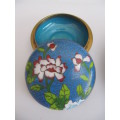Vintage Oriental Cloisonne Container and Ashtray